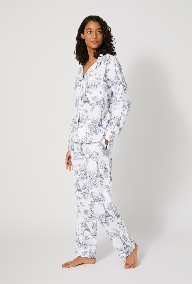 Bed Head Classic Flannel Pajama Set - La Belle Eiffel