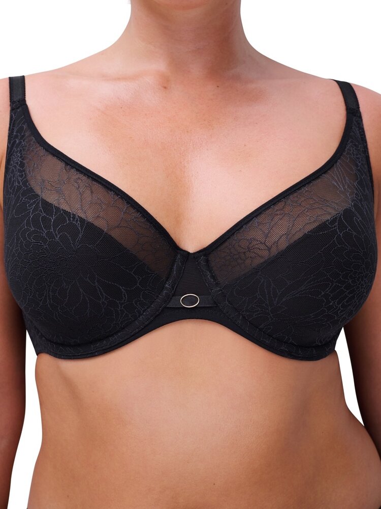 Chantelle Belle Plunge Spacer Bra - Black (011)