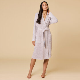 Softies Marshmallow Wrap Robe - Heather Driftwood