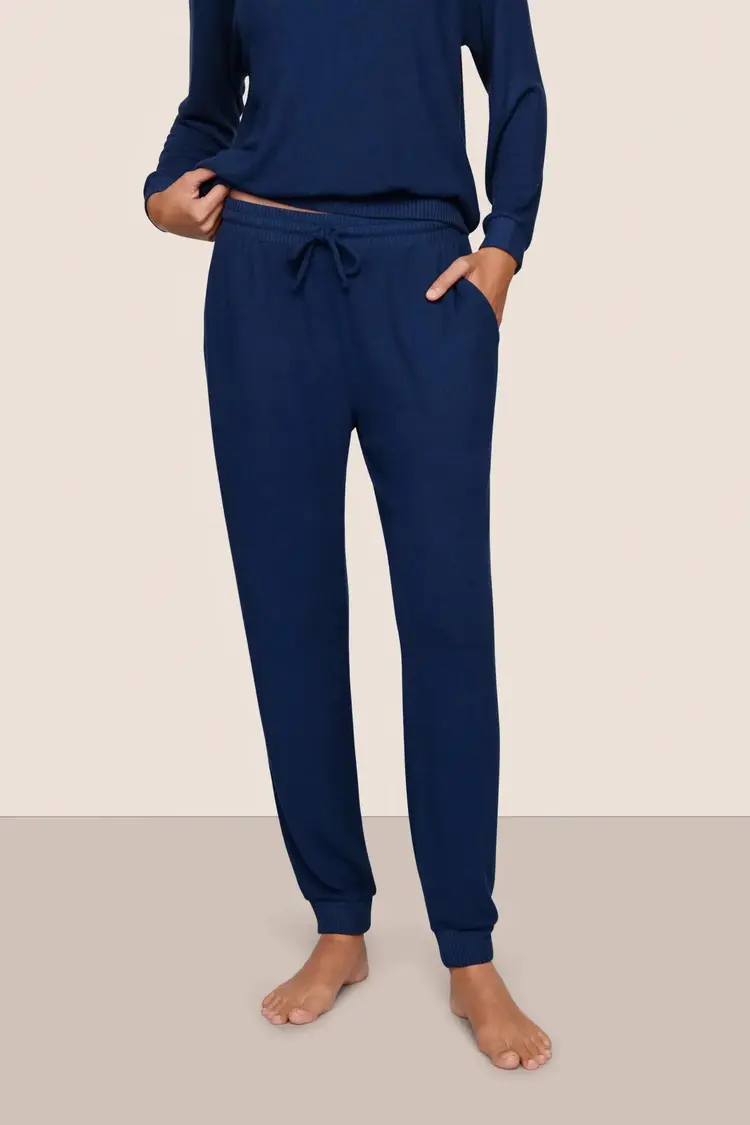 Eberjey Cozy Time Jogger - Navy