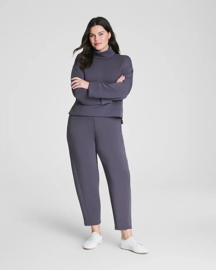 Spanx AirEssentials Cropped Turtleneck - Storm