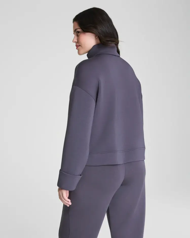 Spanx AirEssentials Cropped Turtleneck - Storm