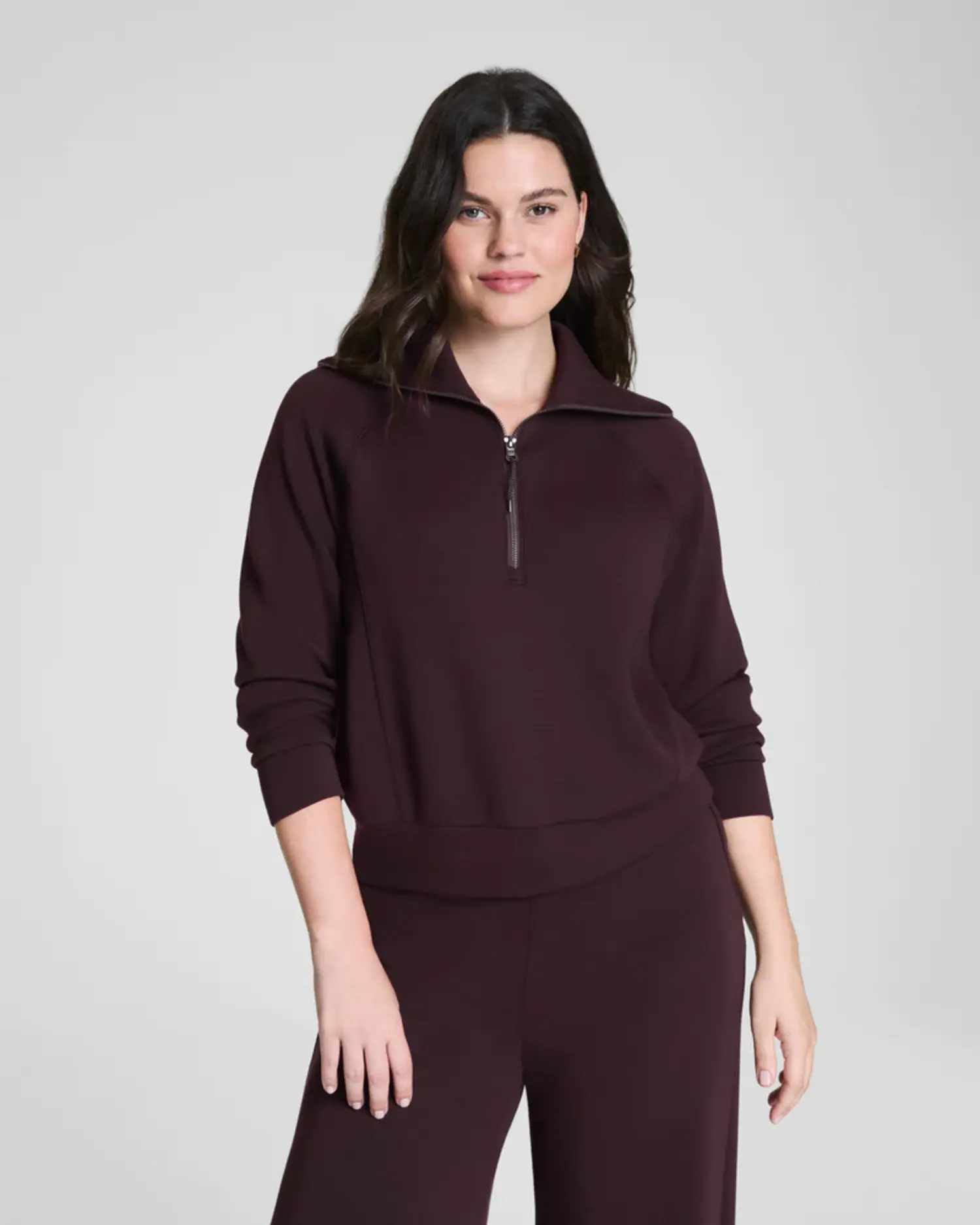 AirEssentials Half-Zip Sweatshirt 50346R Truffle Brown (TRFBR