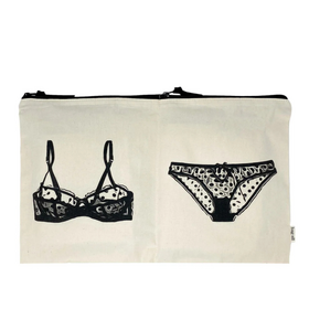 Bag-All Double Lingerie Packing Pouch Cream