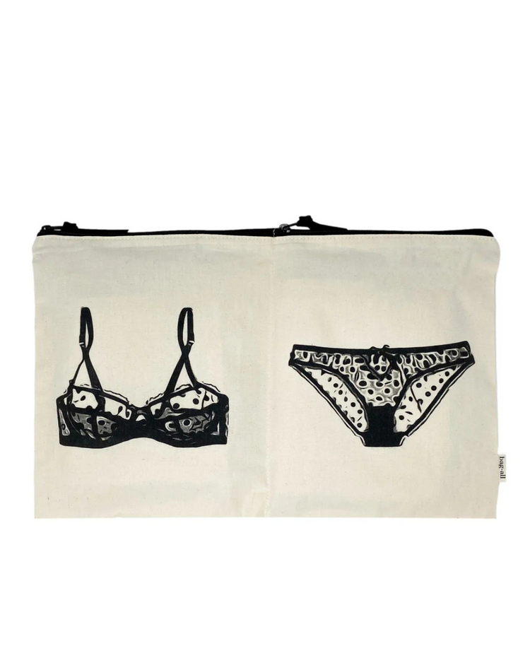 Bag-All Double Lingerie Packing Pouch Cream