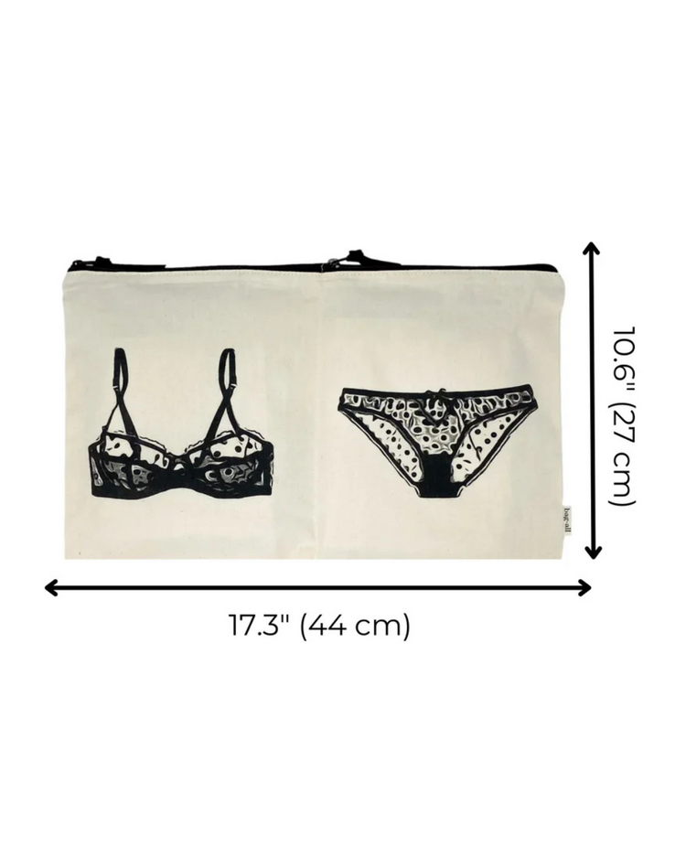 Bag-All Double Lingerie Packing Pouch Cream