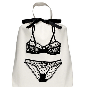 Bag-All Lingerie Travel Bag Polkadot Cream