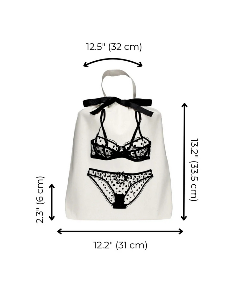 Bag-All Lingerie Travel Bag Polkadot Cream