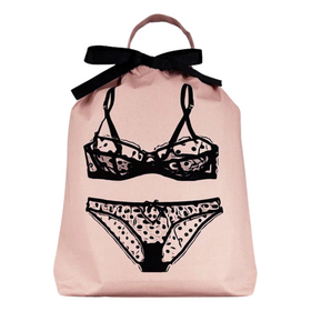 Bag-All Lingerie Travel Bag Polkadot Blush