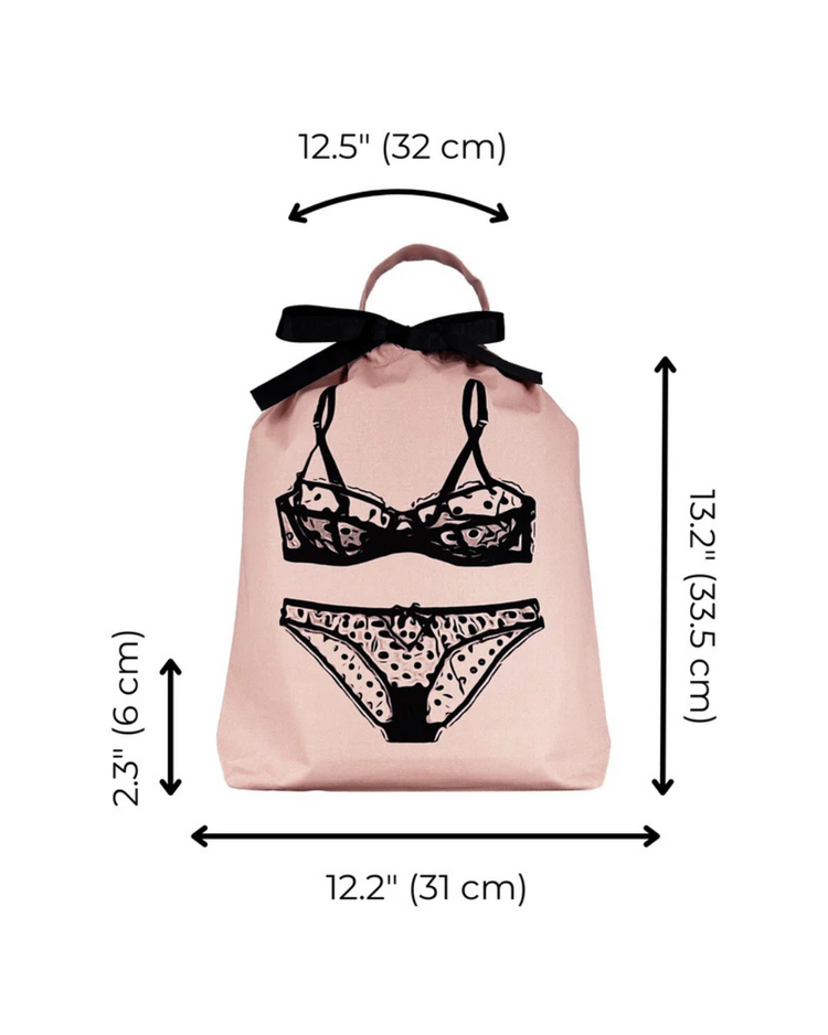 Bag-All Lingerie Travel Bag Polkadot Blush