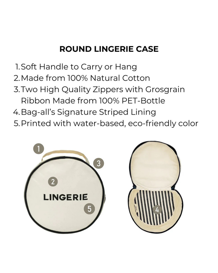 Bag-All Round Lingerie Case Cream
