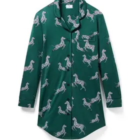 Petite Plume Pima Sleep Shirt - Zebre de Foret