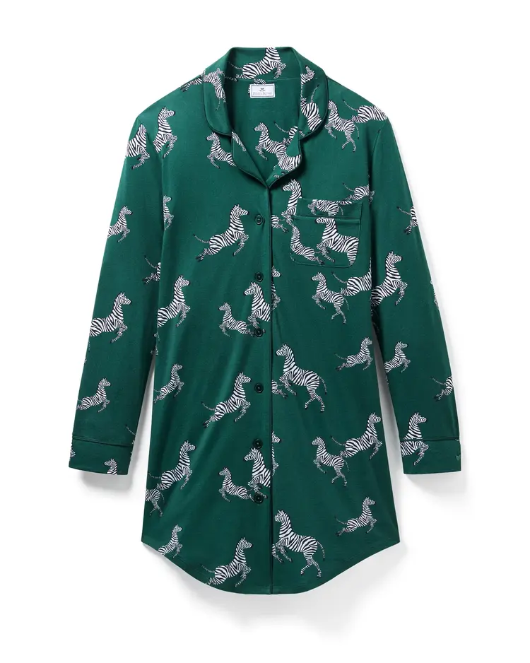 Petite Plume Pima Sleep Shirt - Zebre de Foret