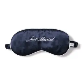 Petite Plume Mulberry Silk Sleep Mask - Just Married