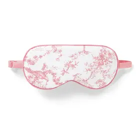 Petite Plume Pima Cotton Sleep Mask - Pink Timeless Toile
