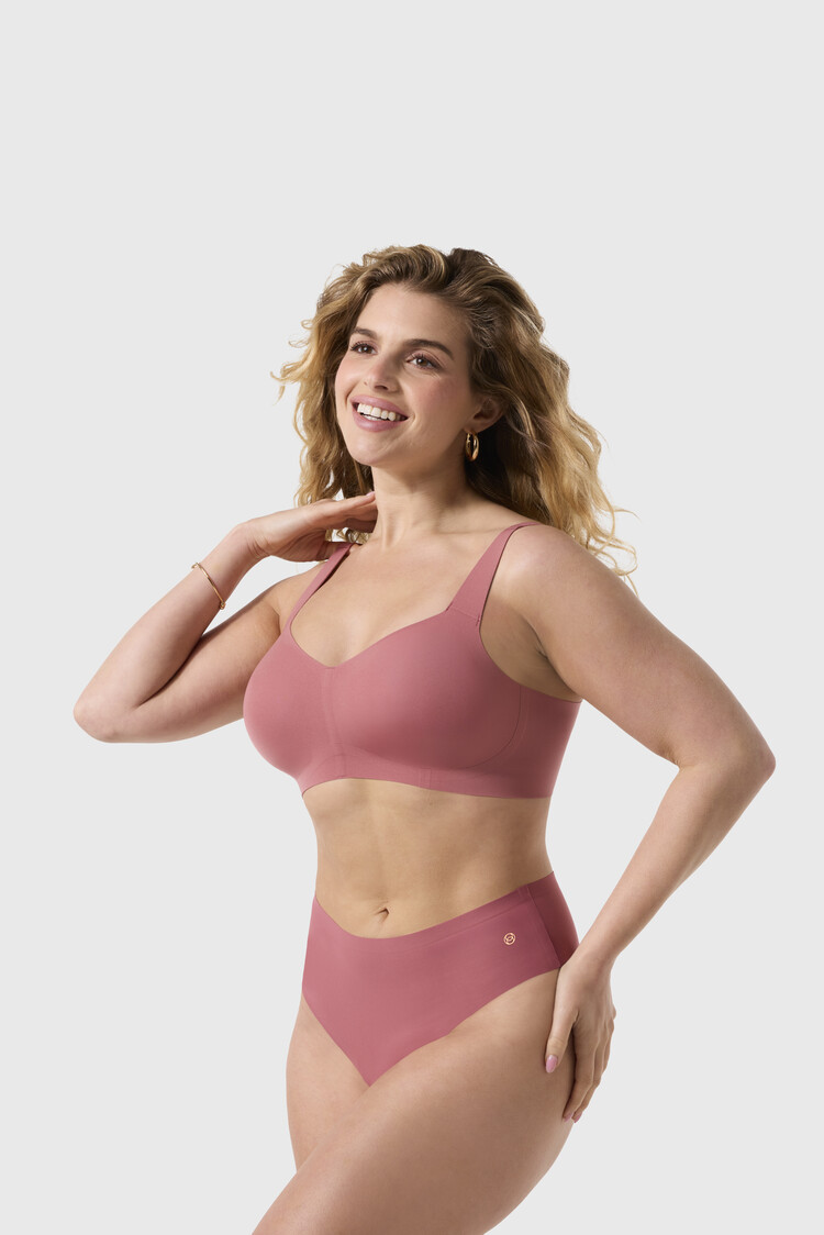 Evelyn & Bobbie Beyond Bralette - Pink Canyon