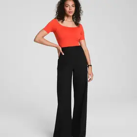 Spanx The Perfect Wide Leg Pant - Black