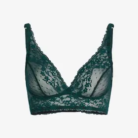 Commando Double Take Lace Bralette - Juniper