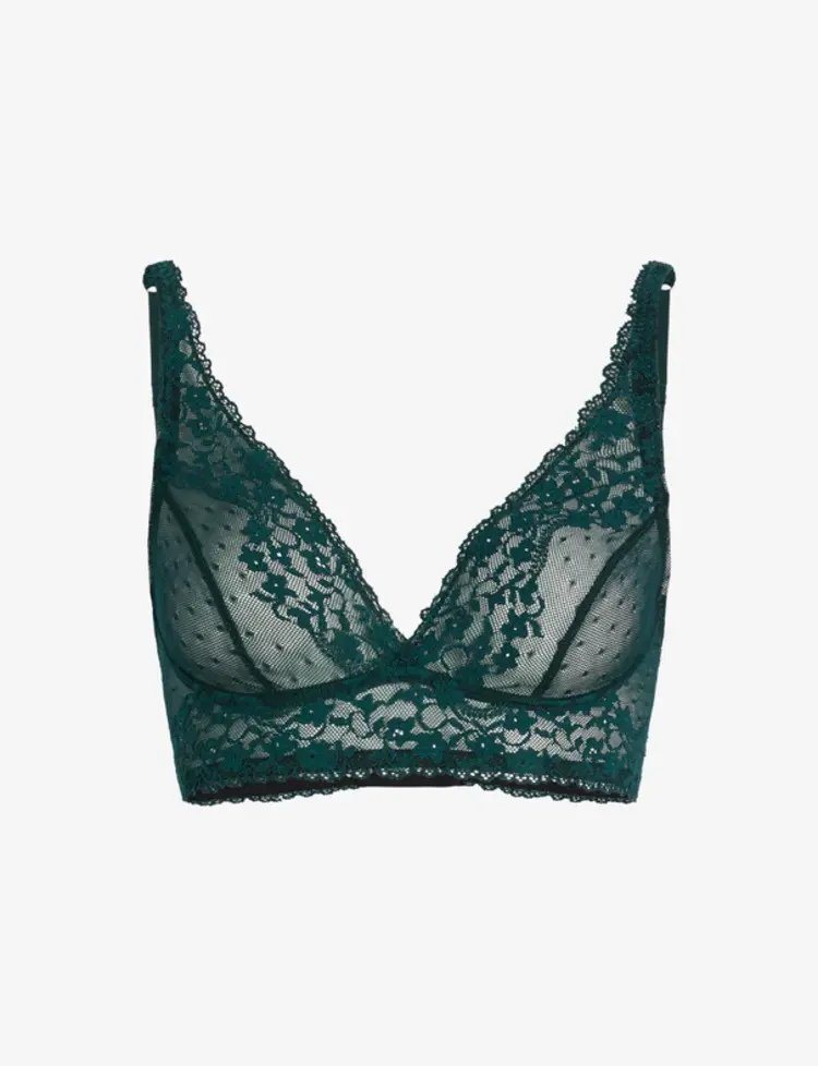 Commando Double Take Lace Bralette - Juniper