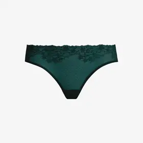 Commando Double Take Lace Thong - Juniper