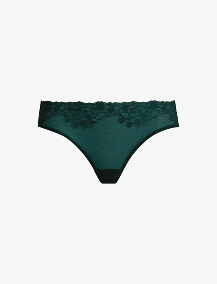 Commando Double Take Lace Thong - Juniper
