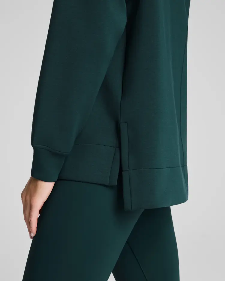 Spanx Brushed AirEssentials Half-Zip Tunic - Meridian