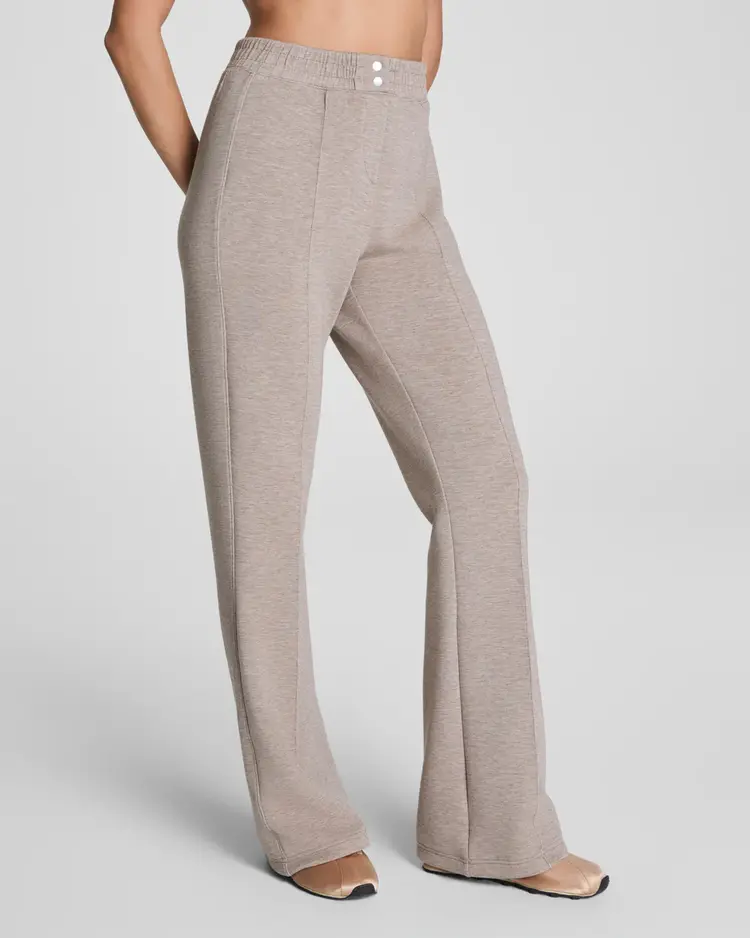Spanx Brushed AirEssentials Flare Pant - Birch Heather