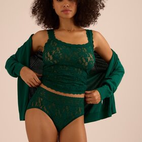 Hanky Panky Lace French Brief Panty - Spruce