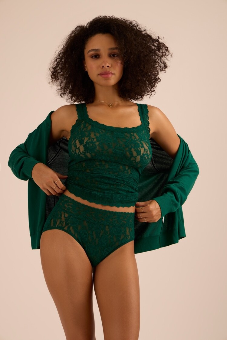 Hanky Panky Lace French Brief Panty - Spruce