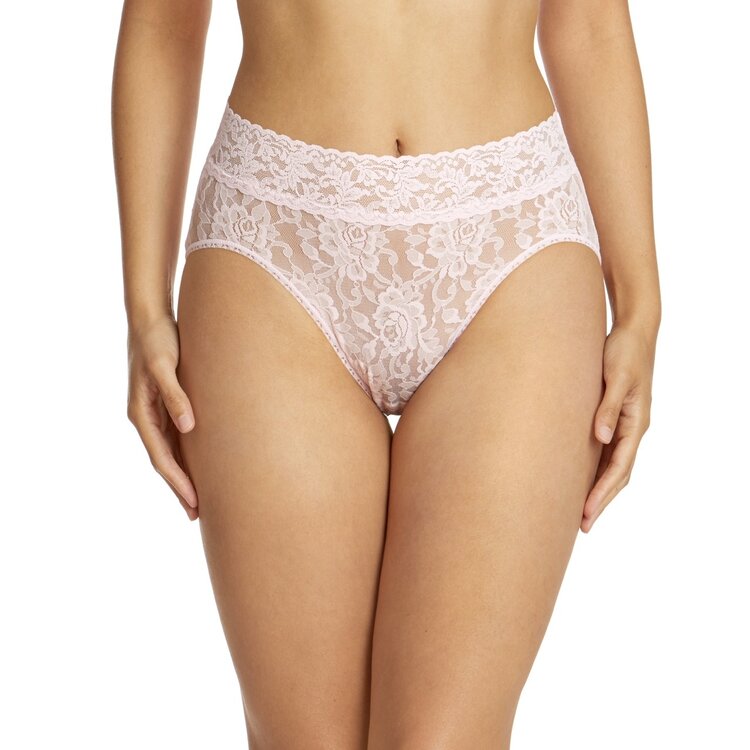 Hanky Panky Lace French Brief Panty - Bliss Pink (BLIS)