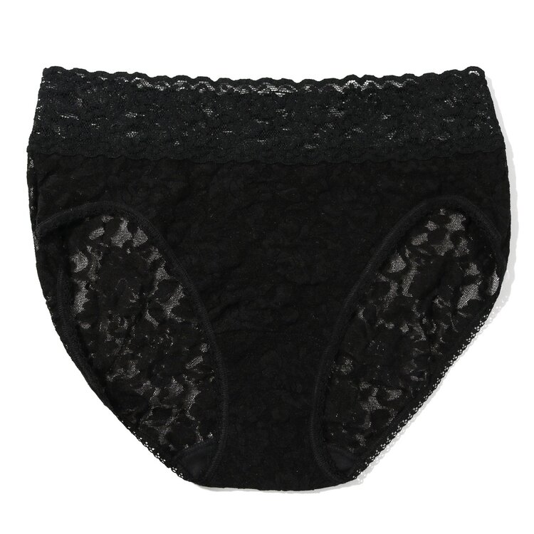 Hanky Panky Lace French Brief Panty - Black