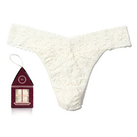 Hanky Panky Gingerbread House Original Rise Thong - Marshmallow