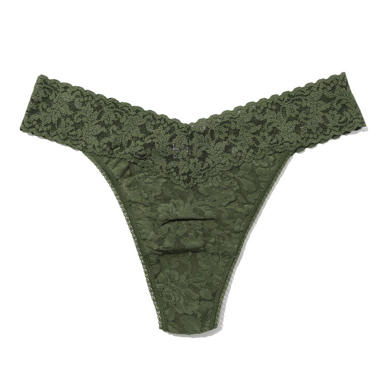 Hanky Panky Hanky Panky Original Rise Thong - Herb Green