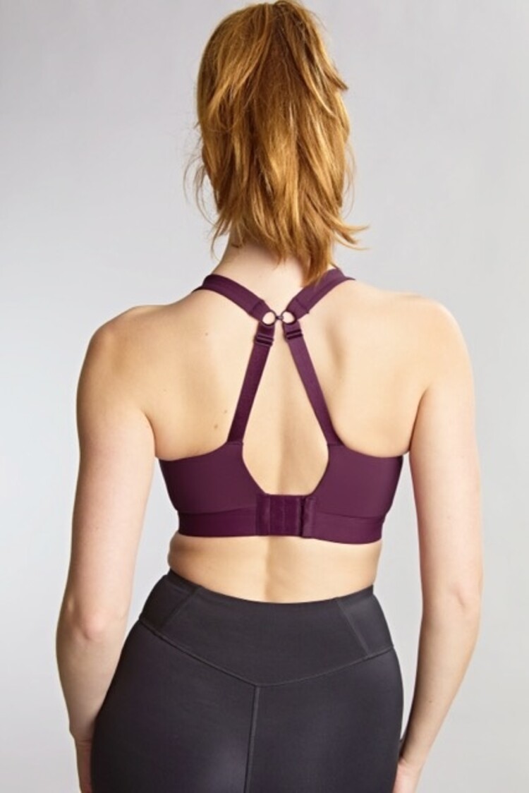 Panache Endurance Non-Padded Wired Sports Bra - Berry/Chalk