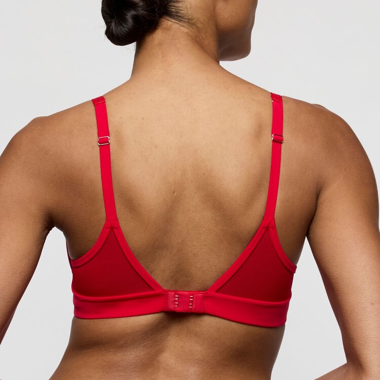 Marie Jo Louie Padded Heart Bra - True Red