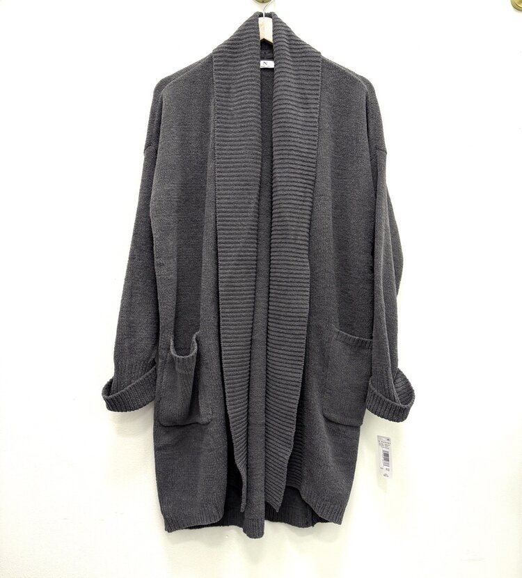 N Aura Cardigan - Dark Charcoal