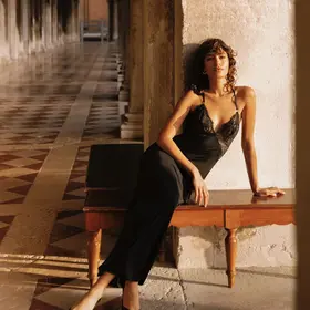 Cosabella Pret-a-Poter Maxi Italian Gown - Black