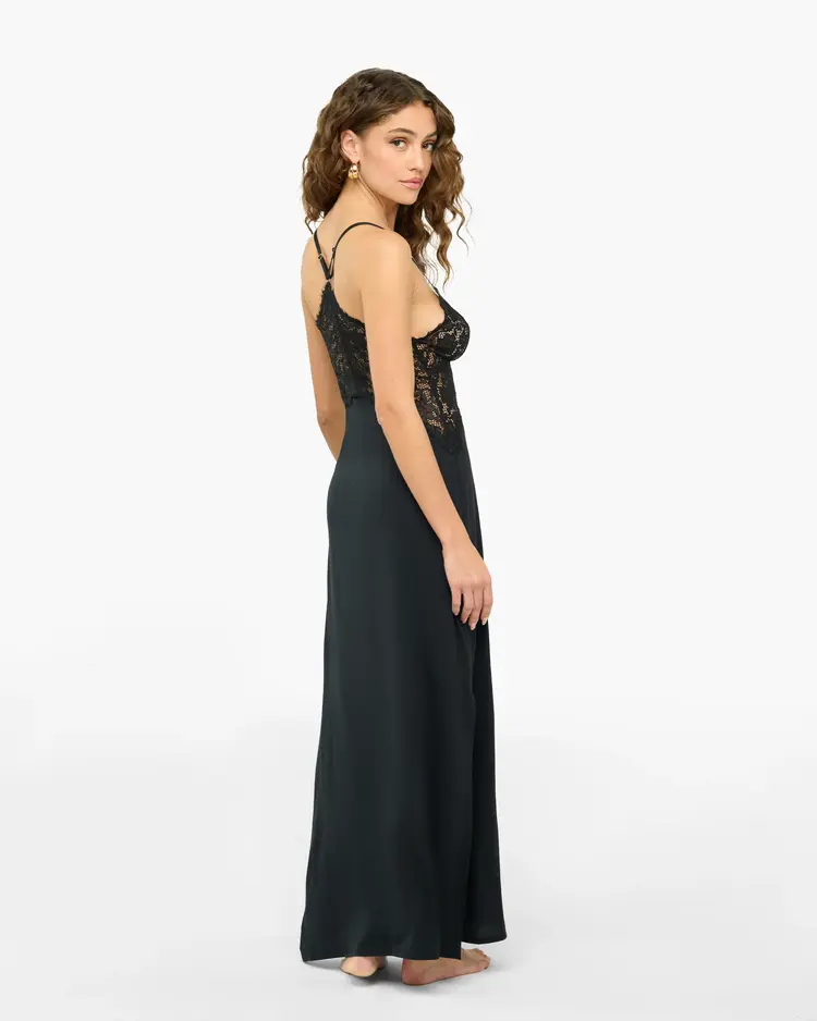 Cosabella Pret-a-Poter Maxi Italian Gown - Black