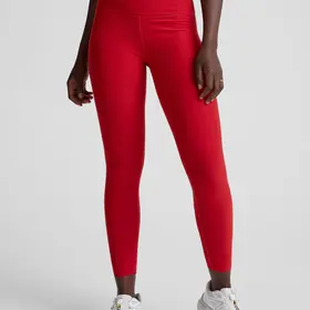 Beyond Yoga SD Midi HW Legging - Holly Red