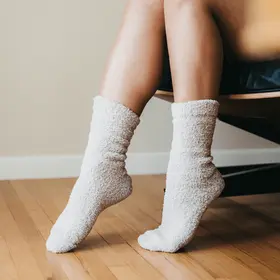 Giften Market Cozy Cloud Socks - Ivory