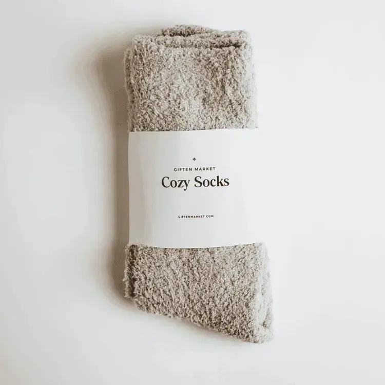 Giften Market Cozy Cloud Socks - Ivory