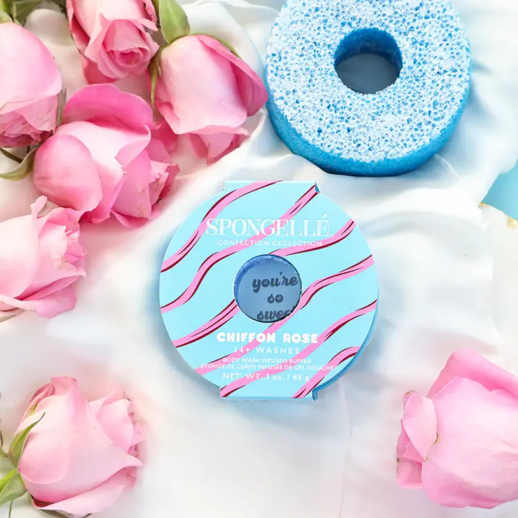Spongelle Body Wash Buffer - Chiffon Rose