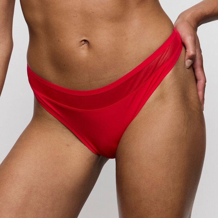 Marie Jo Louie Thong Panty - True Red