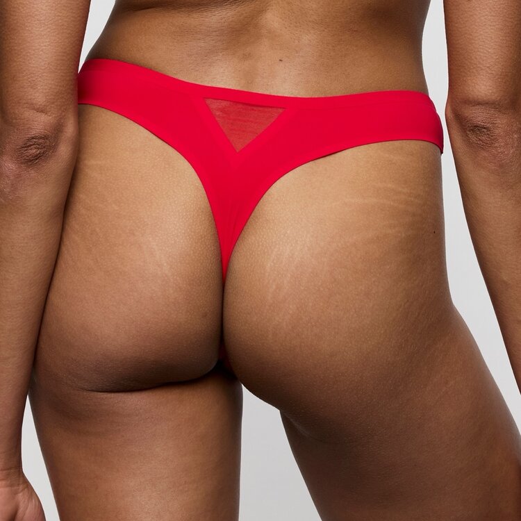 Marie Jo Louie Thong Panty - True Red