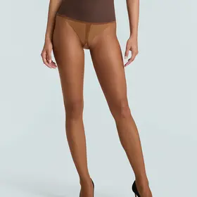 Commando Essential Sheer Stockings - Espresso