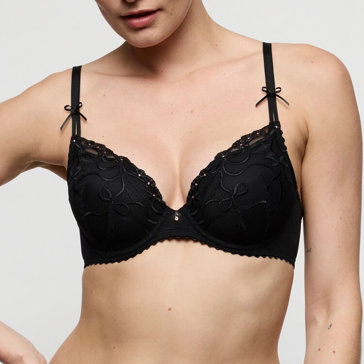 Marie Jo Noova Heart Bra - Black