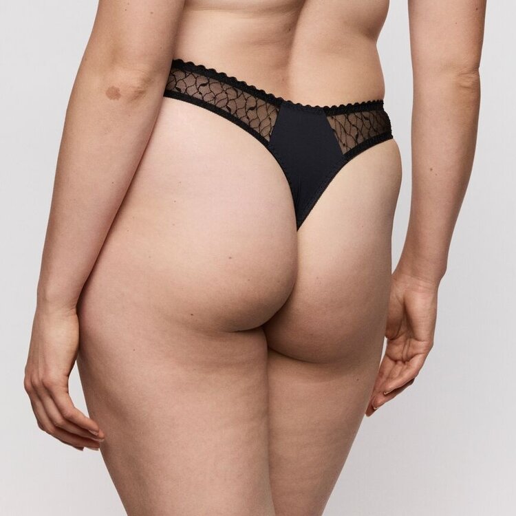 Prima Donna Naica Thong Panty - Black