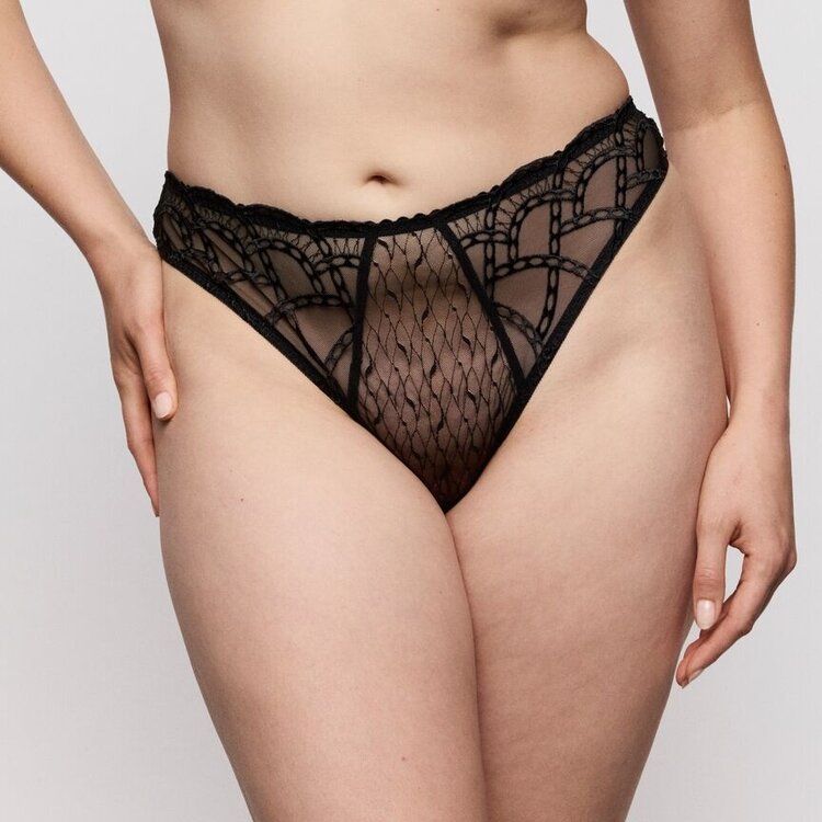 Prima Donna Naica Thong Panty - Black