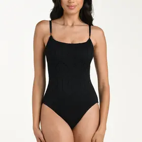 La Blanca Mantra Medallion One Piece - Black