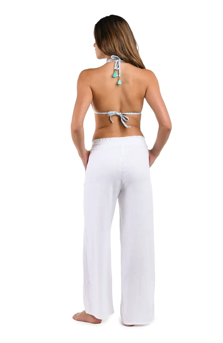 La Blanca Delphine Coast Wide Leg Pant - White